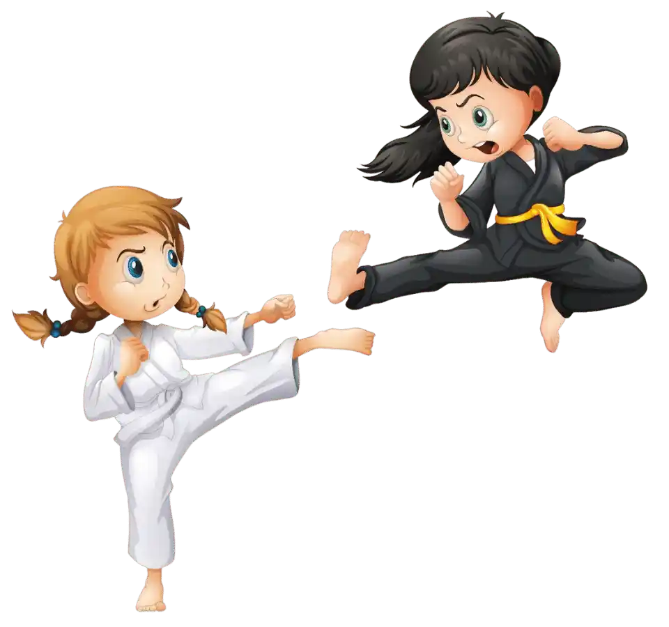 toddlers-karate cartoon picture
